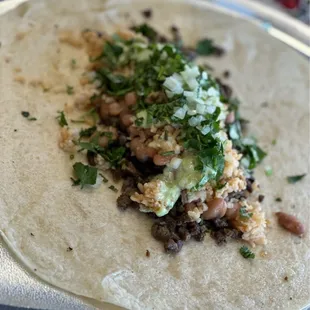 Carne asada burrito