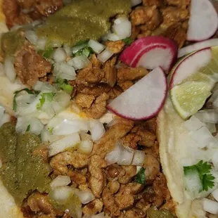 Green paste is their green salsa. Not a fan.