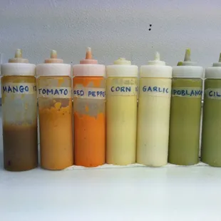 Some of our Sauce Selections