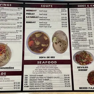 Other side of menu 7/24/22