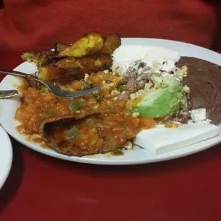 Breakfast with carne asada