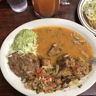 Carnitas plate.