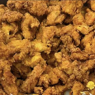 chicken wings and fried chicken