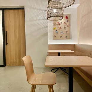 sushi and sashimi, interior