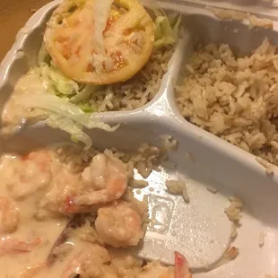 shrimp and rice