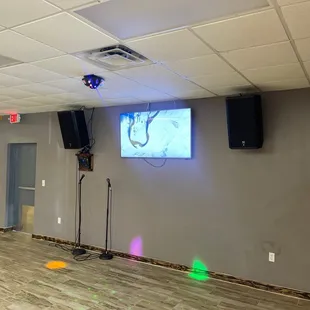 Karaoke and live band area