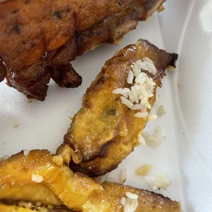 Tajadas crudas y blandas