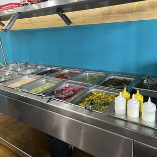 Toppings bar