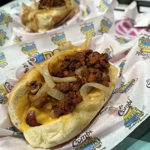 Al Pastor Hot Dog