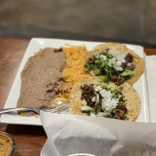 Steak tacos