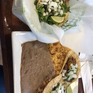 Lengua, carnitas (FAVE) and Al Pastor tacos were freaking AMAZING!!