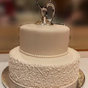 Custom wedding cake