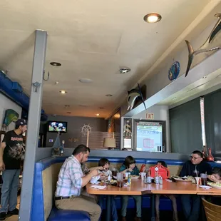 One of two big group tables