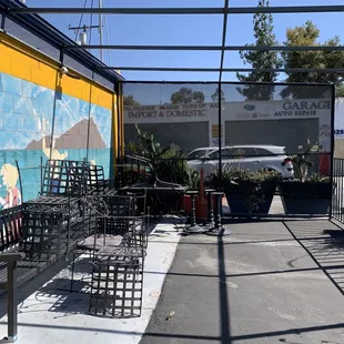 Outside patio