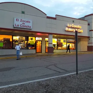 Delicious is just beyond those doors!