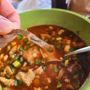 I tried this place again and found paper in my menudo. Come on! WTH is wrong with this place?!