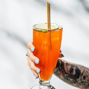 Strawberry Lime Agua Fresca