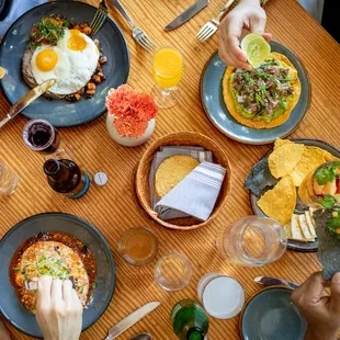 Brunch Spread at La Condesa