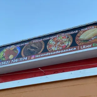 a sign for a mexican restaurant