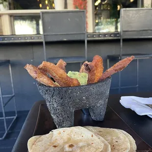 a plate of food on a table