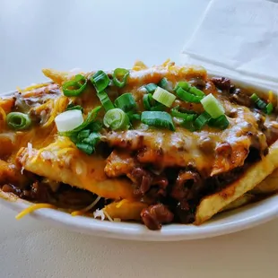 Chili cheese fries!! Nom Nom Nom!