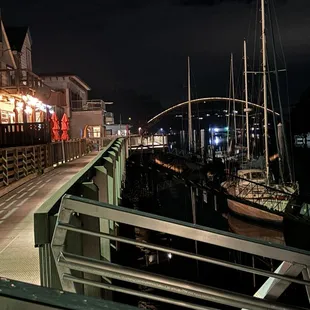 Boardwalk along the Marina