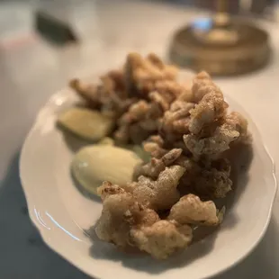 Trumpet mushroom tempura