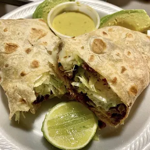 Steak burrito