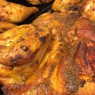 #ChargrilledChicken  They have a whole bird, rice, beans, grilled onions and jalapeños, 8 tortillas order