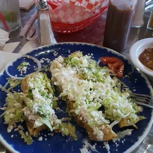 Delish!!! Homemade flautas woth homemade corn tortillas.  Made to order!!