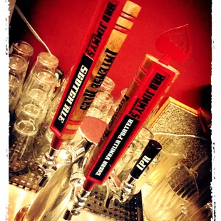 We love bad jimmys craft micro brewery... so we are featuring there beers on tap here at la Copa !