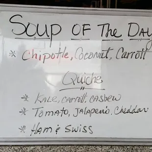 Interesting soup, will try a cup (1/13/18)