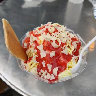 Spaghetti ice cream ... Again