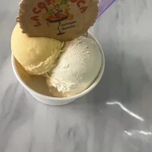 The crazy cup of French Vanilla and Passion Fruit
