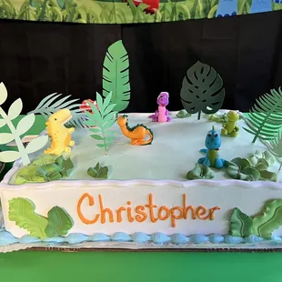 Dinosaur cake,