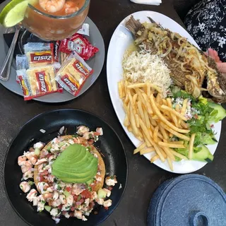 Mojarra al Mojo de Ajo