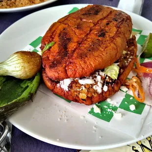 Pambozo filled with Chorizo Potatoes and Cheese  OMG