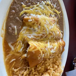 Chicken enchiladas