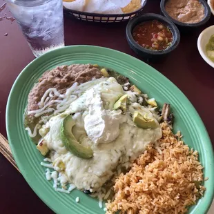 Veggie enchiladas