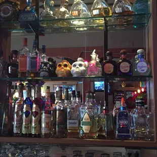 We have over 75 different types of tequilas