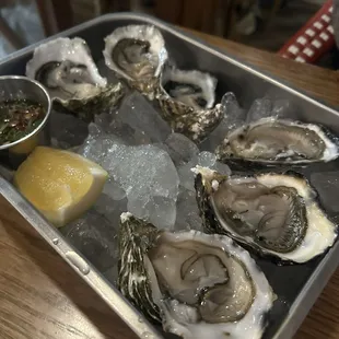 Delicious oysters