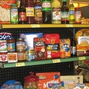 a grocery store display