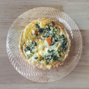 Cheese and Spinach Quiche