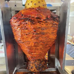 Our Specialty is this Beautiful marinated Al-Pastor