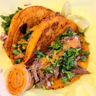 Birria tacos