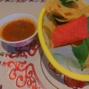 Free chips and salsa