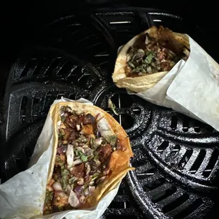 I take home and more grilled