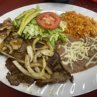 Carne Asada plate