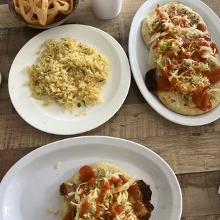 Mix Pupusas  rice