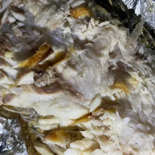 This is what fried (still frozen on the inside ) looks like. Absolutely DISGUSTING AND DISAPPOINTED!